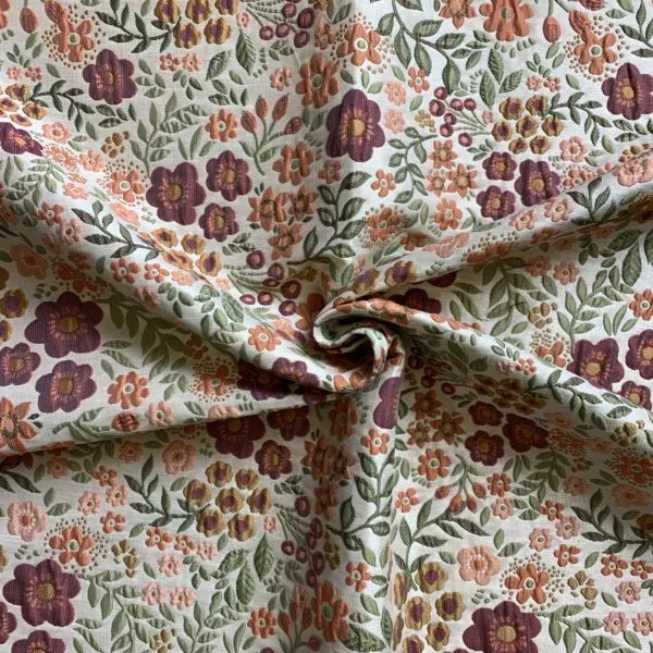 Textured Floral Jacquard Brocade - Image 5