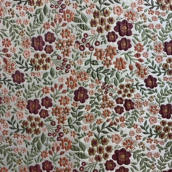 Textured Floral Jacquard Brocade - Image 4