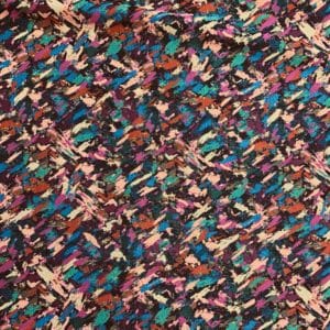 'Collioure' Vibrant Mosaic Design Jacquard Brocade Dress Fabric