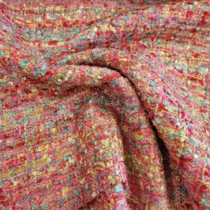 Hot Pink Boucle Tweed - Bold. Luxe. Iconic.