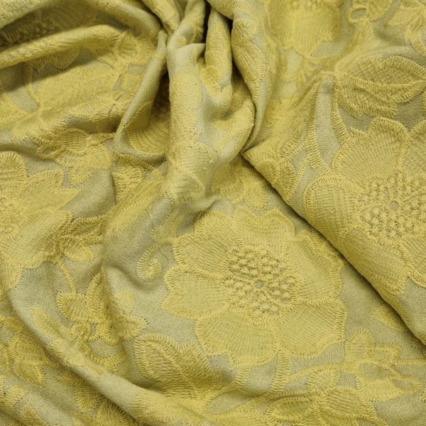 Italian Embroidered Crepe - Image 2