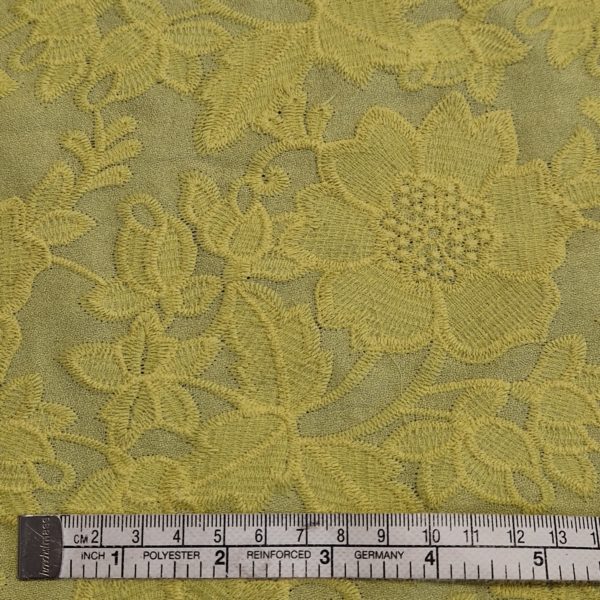 Italian Embroidered Crepe - Image 3