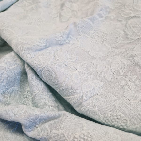 Italian Embroidered Crepe - Image 5