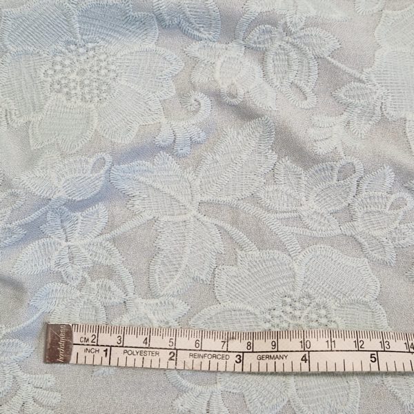 Italian Embroidered Crepe - Image 6