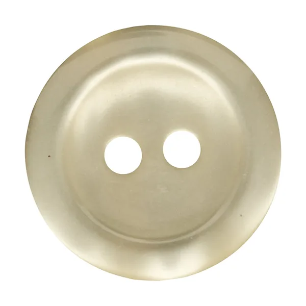 2 hole Pearlized Shiny Wavy Button - Image 3