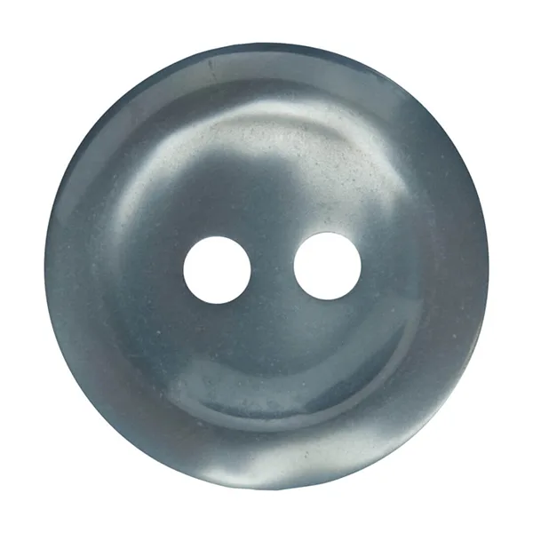 2 hole Pearlized Shiny Wavy Button - Image 2