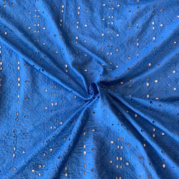 Cotton Embroidered Anglaise Lawn - Image 5