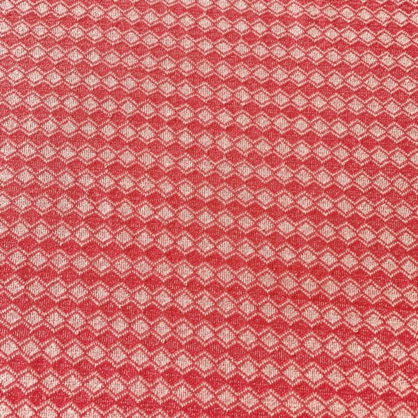 Knitted Stretch Eco-Friendly Fabric in a Diamond Jacquard Design