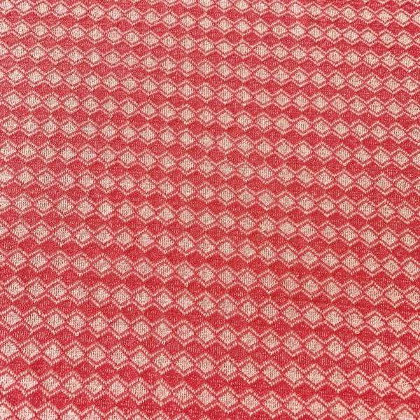 Knitted Stretch Eco-Friendly Fabric in a Diamond Jacquard Design - Image 2