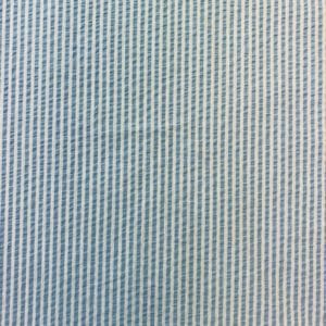 Cotton Seersucker Stripe | Sky Blue