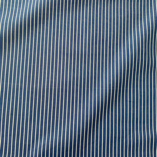 Cotton Poplin Shirting | Marine