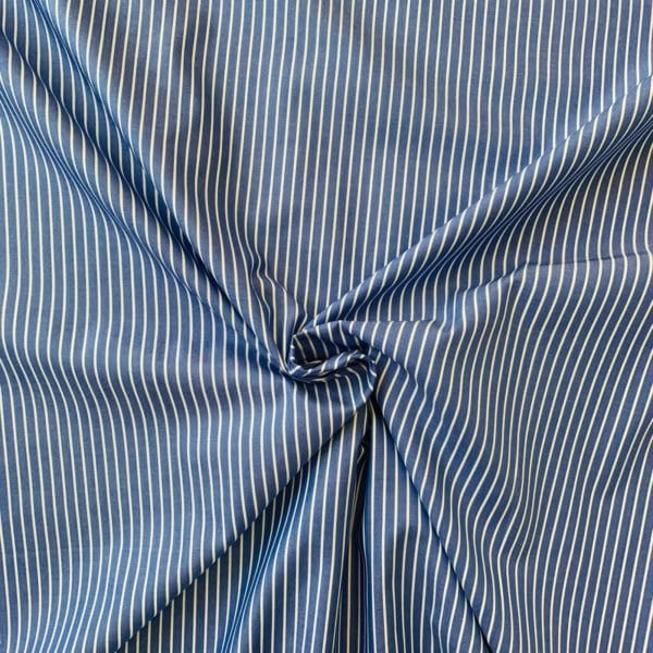 Cotton Poplin Shirting | Marine - Image 2
