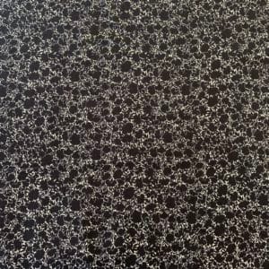 Cotton Floral Poplin | 2 Tone Dark Navy Floral