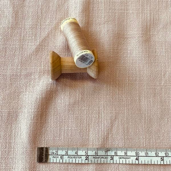 Slubbed Linen Viscose Dress Fabric | Blush - Image 3