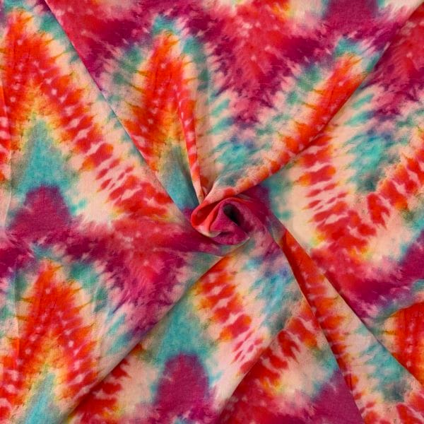 Tie-Dye Abstract Viscose Print - Image 5