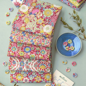 Wallflower by Tilda | Fat Quarters | Pink | Bundle of 5