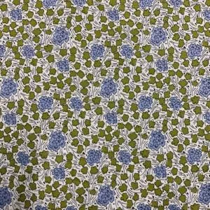 Cool CottonPoplin Mauve and Olive Floral