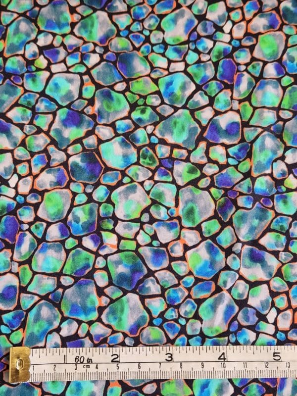 'Stained Glass' Silk-Like Charmeuse - Image 3