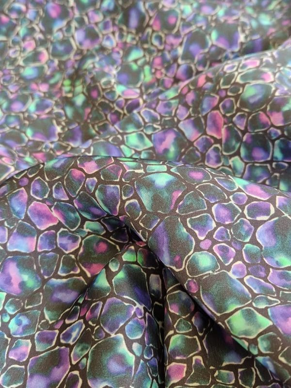 'Stained Glass' Silk-Like Charmeuse - Image 4