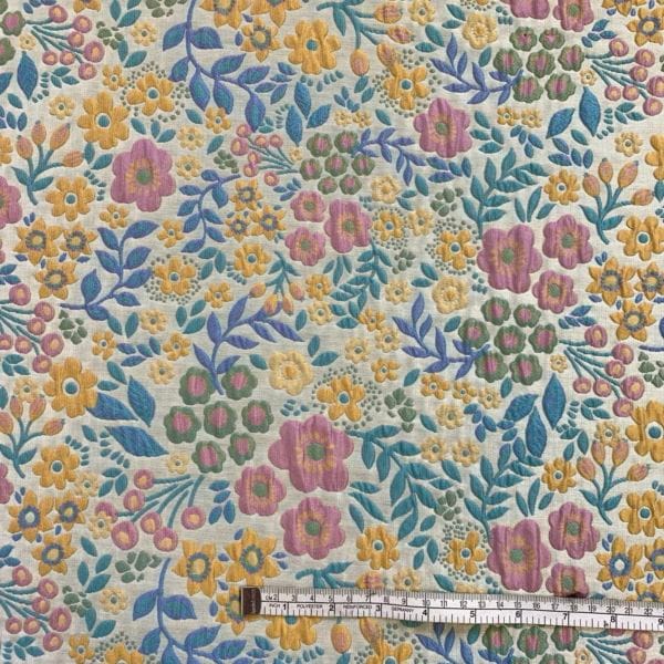 Textured Floral Jacquard Brocade - Image 3