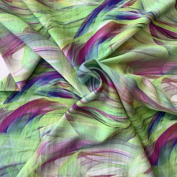 Fine Twill Brush Strokes Design | Multicolours - Image 6