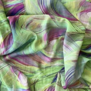 Fine Twill Brush Strokes Design | Multicolours