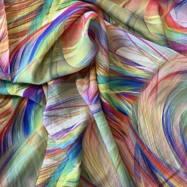Fine Twill Brush Strokes Design | Multicolours - Image 10