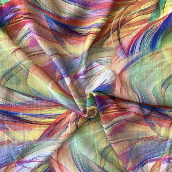 Fine Twill Brush Strokes Design | Multicolours - Image 12