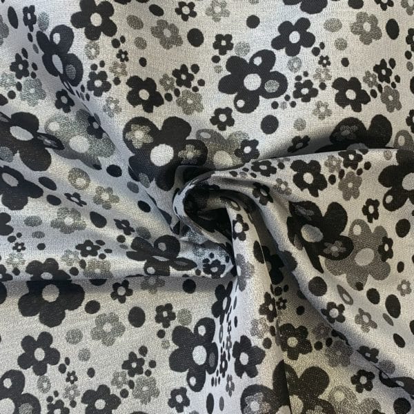 Jacquard Woven Daisy With Lurex - Image 6