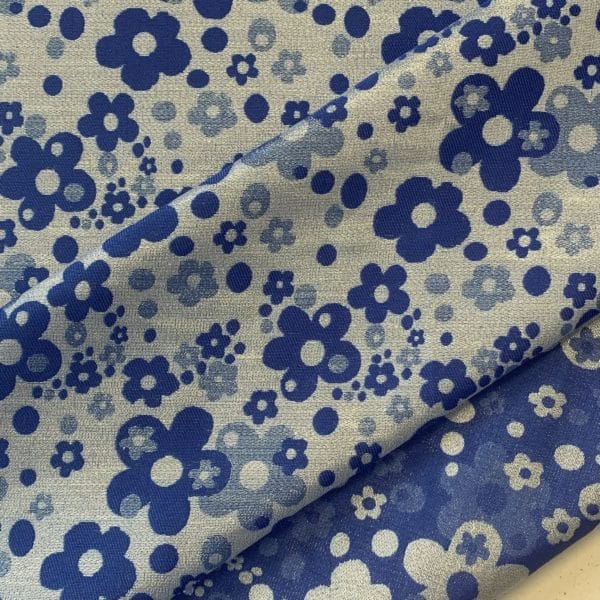 Jacquard Woven Daisy With Lurex - Image 4