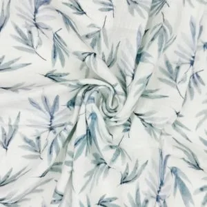 100% Cotton Double Gauze in Vintage Floral ' Dijon'