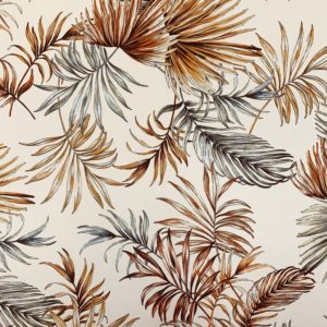 Polyester Crepe Jungle Leaf Print