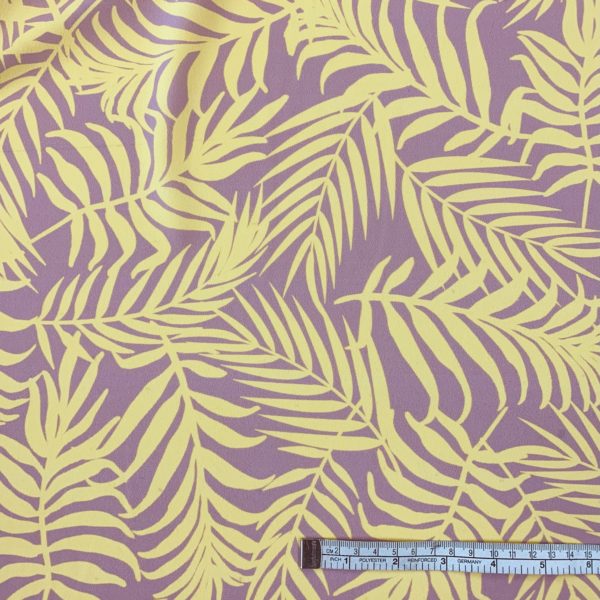 Polyester Crepe De Chine | Blush Leaf - Image 3
