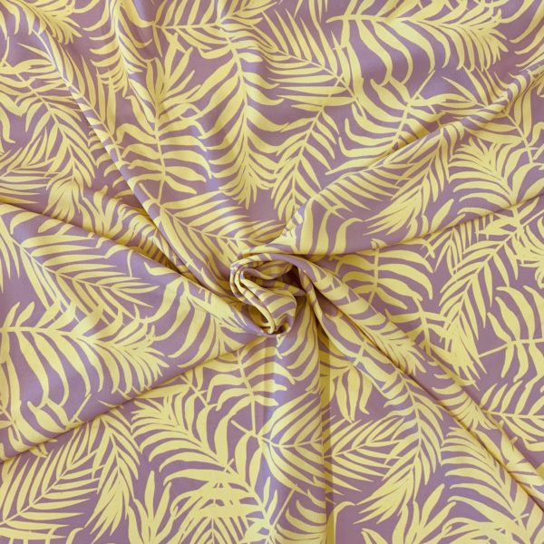 Polyester Crepe De Chine | Blush Leaf - Image 2