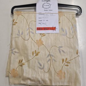 Hand Painted Raw Silk Dupion in Creams and Golds