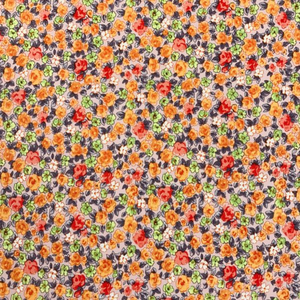 Peachskin Polyester Floral Prints - Image 5