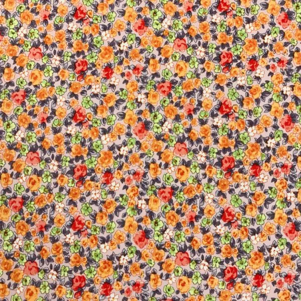 Peachskin Polyester Floral Prints - Image 5