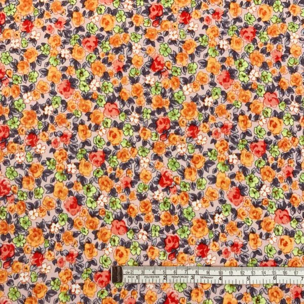 Peachskin Polyester Floral Prints - Image 7