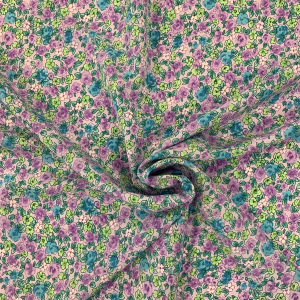 Peachskin Polyester Floral Prints - Image 9