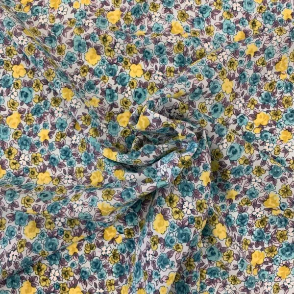 Peachskin Polyester Floral Prints - Image 12