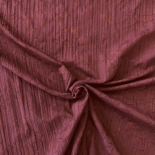 Embroidered Light Pleated Cotton with Shadow Burnout Look - Image 6