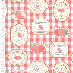 Strawberry Picking – Kimberley Hind – Organic Cotton Prints
