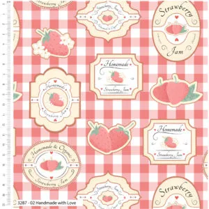 Strawberry Picking – Kimberley Hind – Organic Cotton Prints