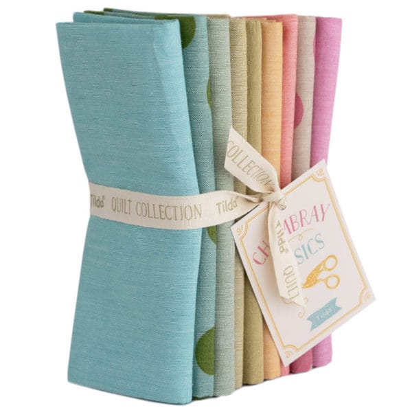 Fat Quarters-Permanent-Chambray-Spring-Bundle of 9