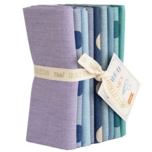 Fat Quarters-Permanent-Chambray-Summer Blues-Bundle of 9
