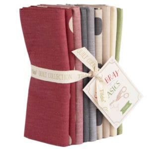 Fat Quarters-Permanent-Chambray-Winter-Bundle of 9