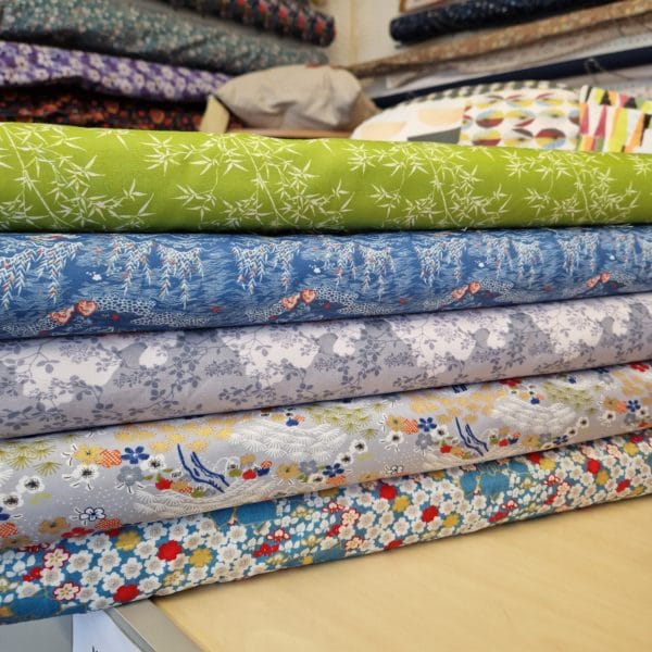 Serenity in Japan V and A Cotton Prints Fat 1/4's - Image 2