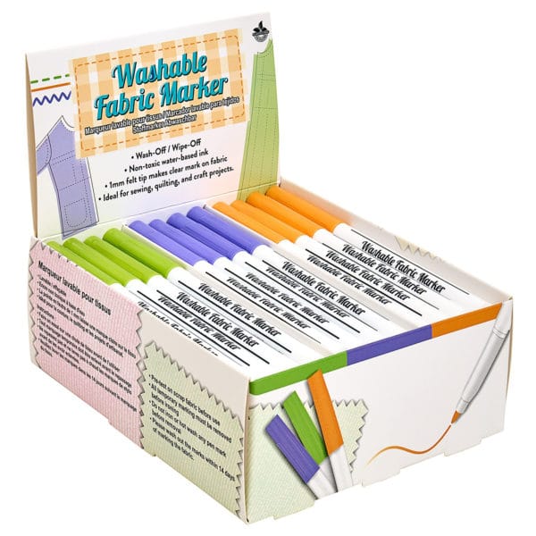 Washable Fabric Marker Pen | 3 colour pack - Image 2