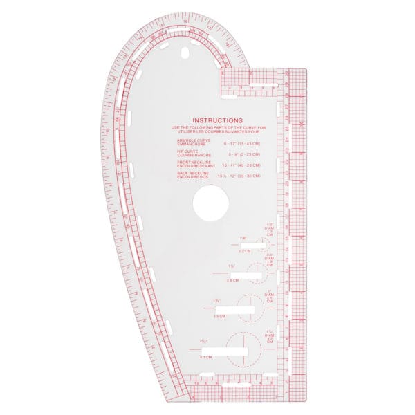 Curved Rule by Sew Easy | Imperial | Metric - Image 2