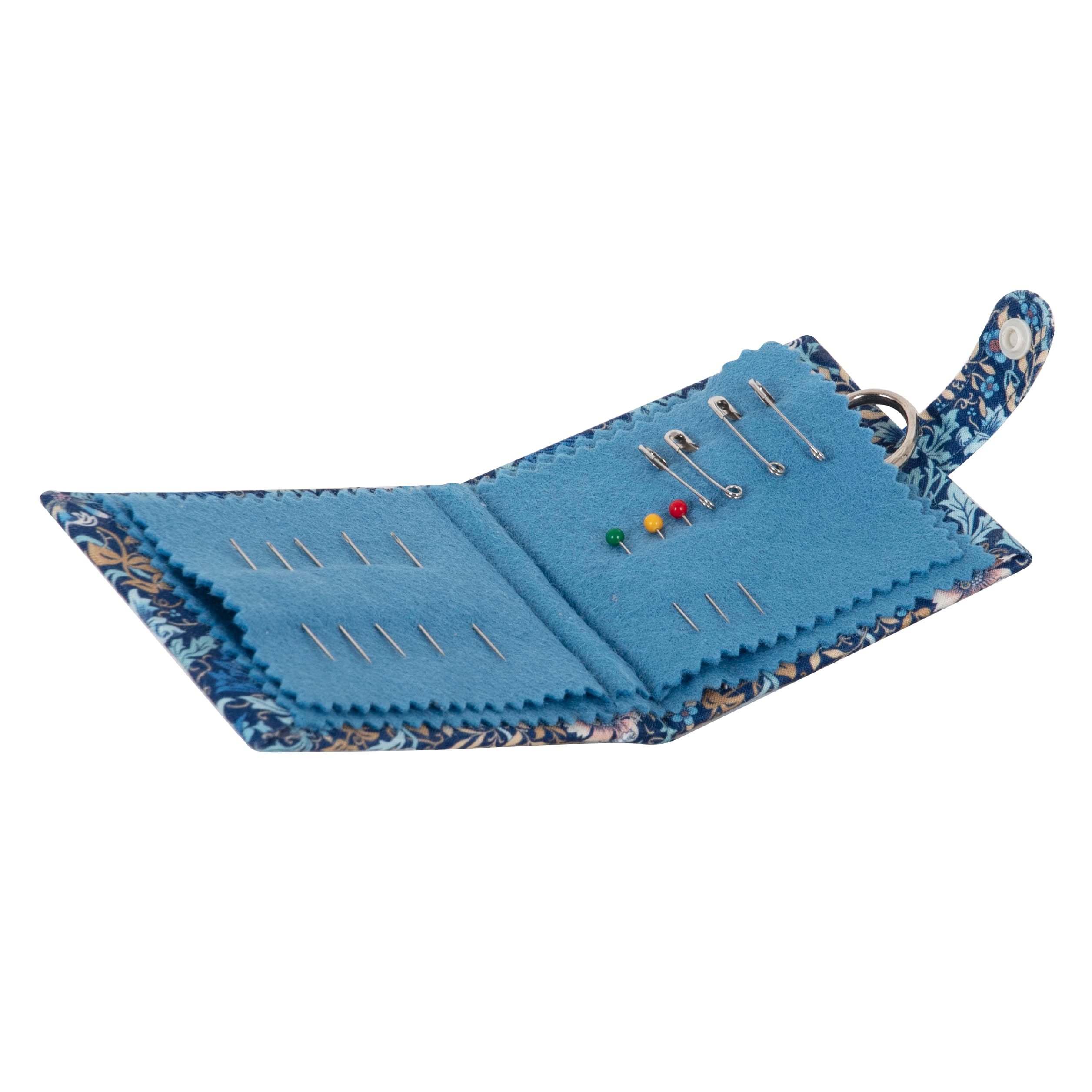 Needle case and Scissors | Woodblock Floral | Hobby Gift Create - Image 2